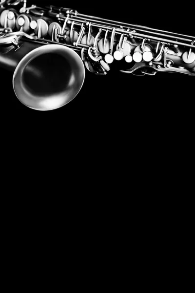 Saxophone alto sax closeup isolated — Stock Photo, Image