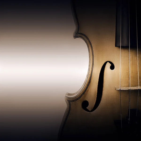 Violin närbild musikinstrument — Stockfoto