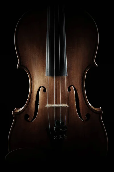 Viool dicht van muziekinstrumenten — Stockfoto