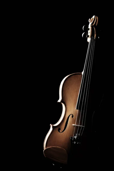 Violín aislado Instrumentos musicales Imagen de archivo