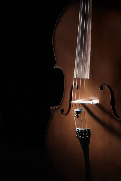 Violoncelo fechar instrumentos musicais — Fotografia de Stock