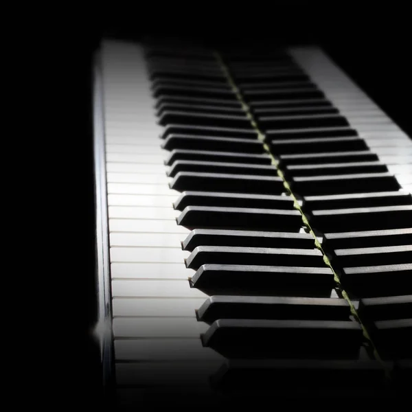 Piano keyboard. Grand piano nycklar — Stockfoto