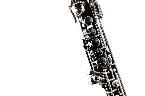 Instrumento de orquestra Oboé woodwind — Fotografia de Stock