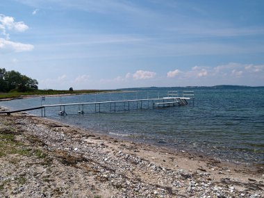 Metalden yapılmış Modern iskele iskele