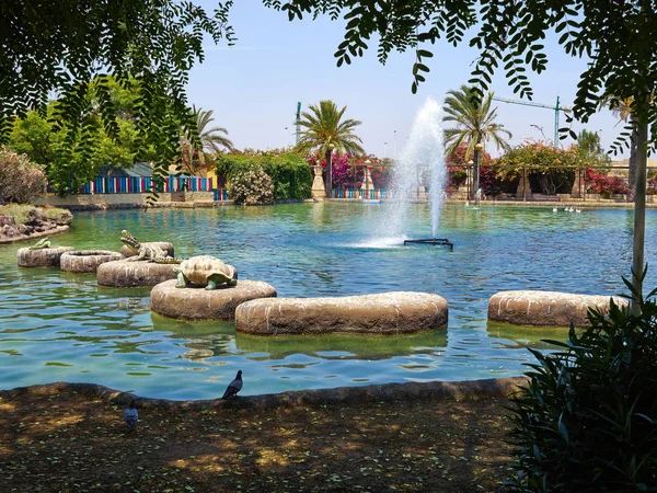 Park of Nations Torrevieja dedicated to the nations of Europe, S — Stock Photo, Image