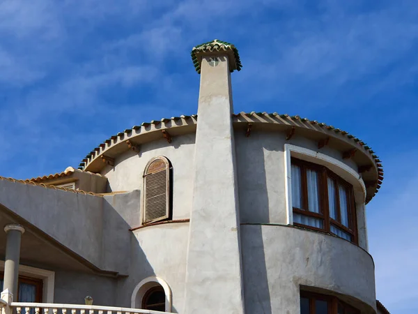 传统的西班牙风格的房子房地产西班牙 — 图库照片