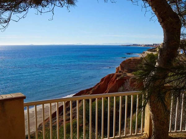 最热门的夏天旅行目的地 Campoamor 奥利维拉海岸西班牙 — 图库照片