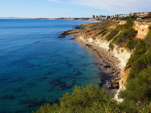 Popular summer travel destination Campoamor Orihuela Coast Spain — Stock Photo, Image