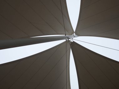 Modern tasarım pergola arbor kumaş ile yapılan