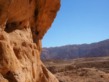 Timna Parkı ve Kral Süleyman 'ın Madenleri Ulusal Parkı Negev Çölü İsrail ana turnuva merkezi