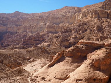 Timna Parkı ve Kral Süleyman 'ın Madenleri Ulusal Parkı Negev Çölü İsrail ana turnuva merkezi