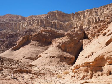 Timna Parkı ve Kral Süleyman 'ın Madenleri Ulusal Parkı Negev Çölü İsrail ana turnuva merkezi