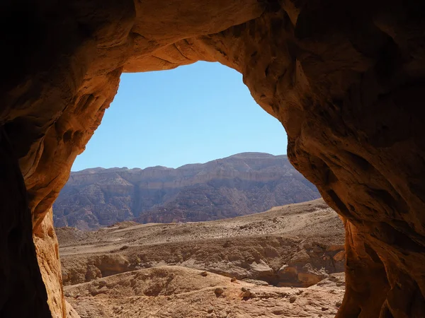 Timna Park Salamon Király Bányái Nemzeti Park Negev Desert Israel — Stock Fotó