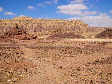 Timna Parkı ve Kral Süleyman 'ın Madenleri Ulusal Parkı Negev Çölü İsrail ana turnuva merkezi