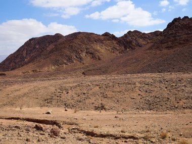 Timna Parkı ve Kral Süleyman 'ın Madenleri Ulusal Parkı Negev Çölü İsrail ana turnuva merkezi