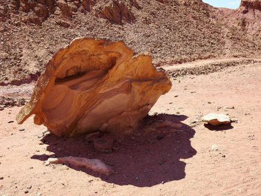 Timna Parkı ve Kral Süleyman 'ın Madenleri Ulusal Parkı Negev Çölü İsrail ana turnuva merkezi