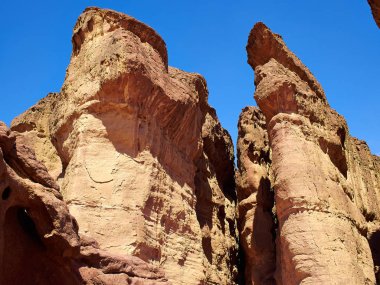 Timna Parkı ve Kral Süleyman 'ın Madenleri Ulusal Parkı Negev Çölü İsrail ana turnuva merkezi