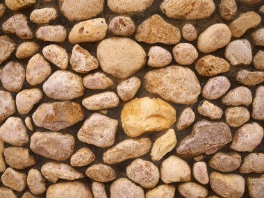 Doğal bozulma kayalarından yapılmış taş bir duvar dokusu Negev Israel