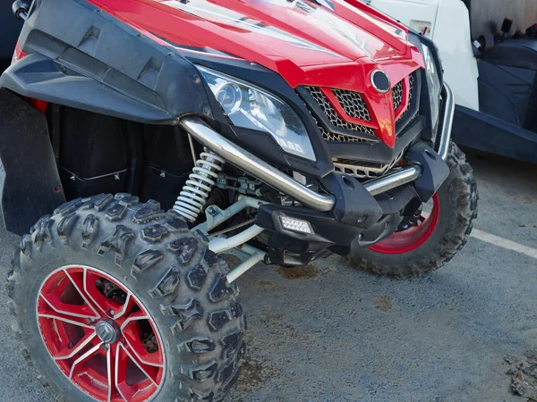 Offroad Atv All Terrain Járművek Készen Sorban — Stock Fotó