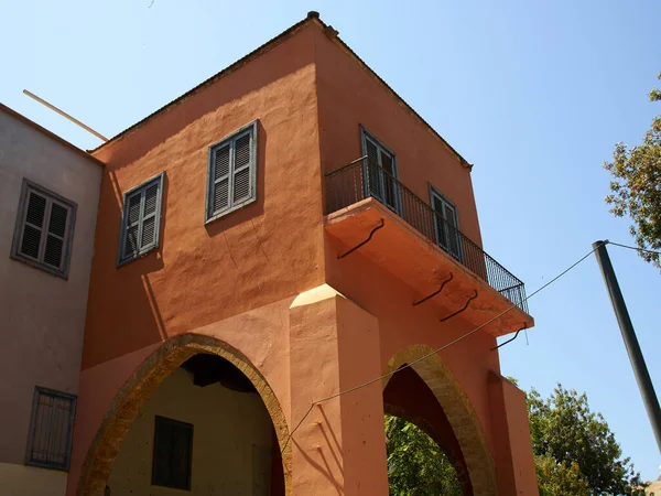 Gamla Åldrande Traditionella Hus Paphos Cypern Fastigheter City Dolda Pärla — Stockfoto