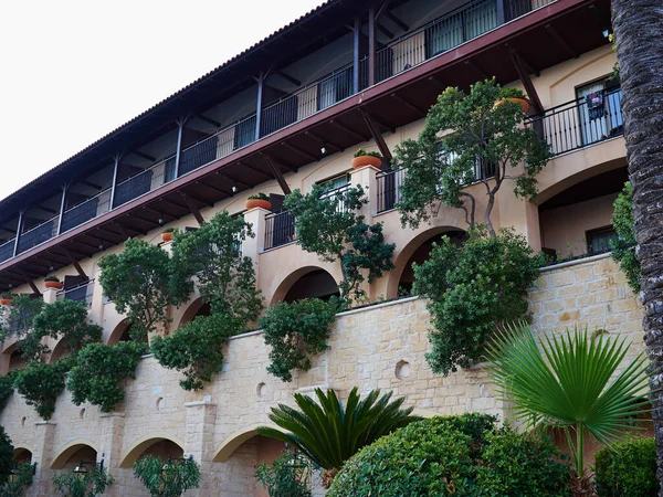 Vista Geral Hotel Resort Luxo Famoso Chique Destino Férias Verão — Fotografia de Stock