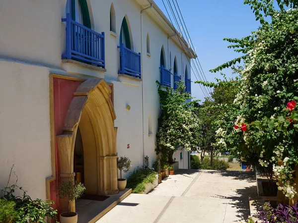 Malý Tradiční Kyperský Rodinný Butikový Hotel Axiothea Hotel Paphos Kypr — Stock fotografie