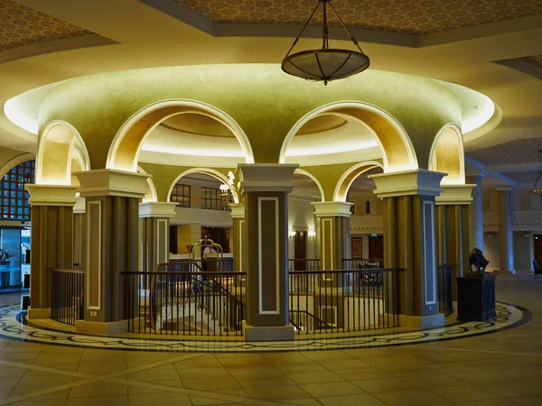 Reception Lobby Famous Fancy Luxus Resort Hotel Popular Summer Travel — Stockfoto