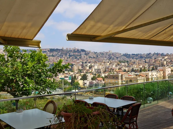 Vista Panoramica Della Bellissima Città Vecchia Nazareth Israele Terra Santa — Foto Stock