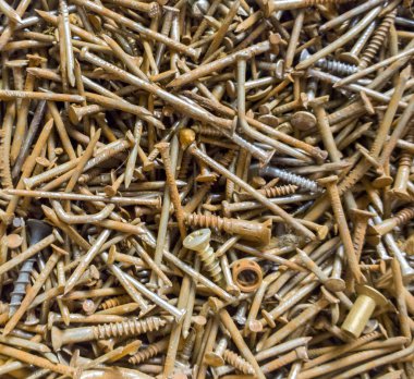 Doku çivi. Endüstriyel arka plan. paslı eski Grunge desen