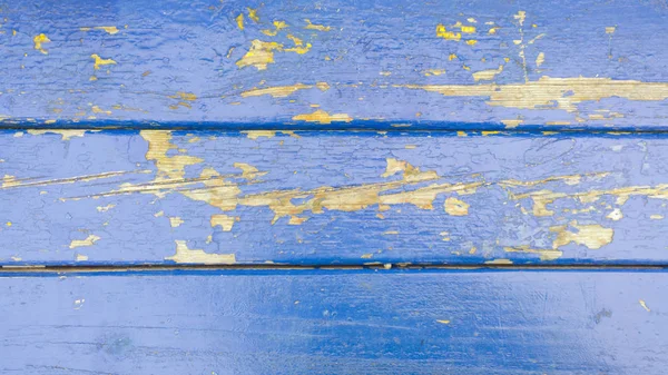 Old blue wood planks texture. Tree background. Batten
