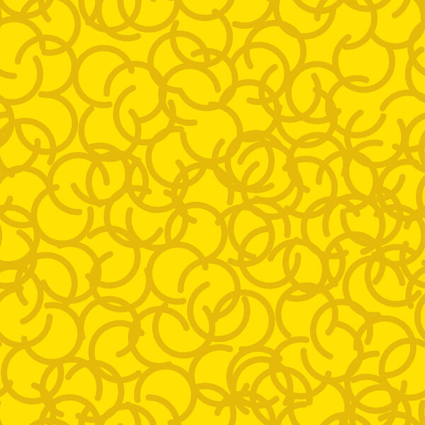 Golden fleece seamless pattern. Yellow fur ram texture