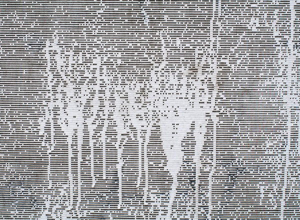 white paint on gray canvas. background, texture