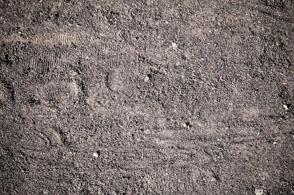 kumlu yol yol çizme ile izler. arka plan, doku.