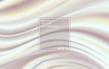 Soyut beyaz kumaş. Vektör arkaplanı. Düğün grisi ve inci arkaplan.