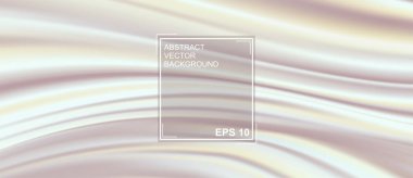 Soyut beyaz kumaş. Vektör arkaplanı. Düğün grisi ve inci arkaplan.