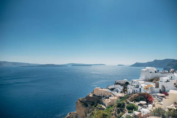 Vue sur la mer depuis Santorin — Photo