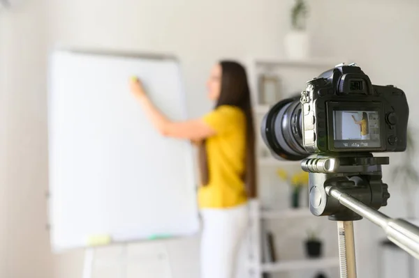 Webinar, online tréning, video tutorials — Stock Fotó