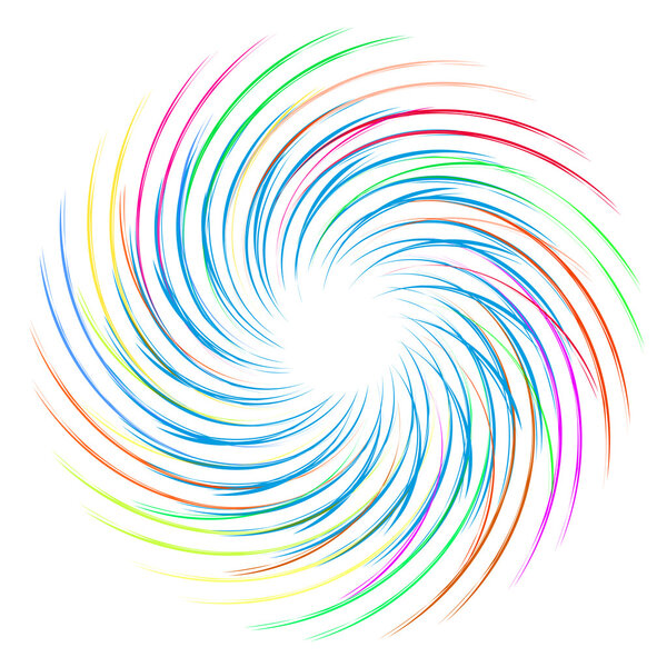 Colourful swirl vector