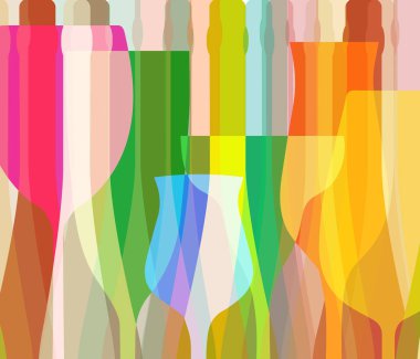 Gözlük alkol vektör için