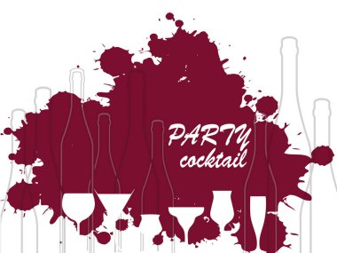 kırmızı şarap damlaları