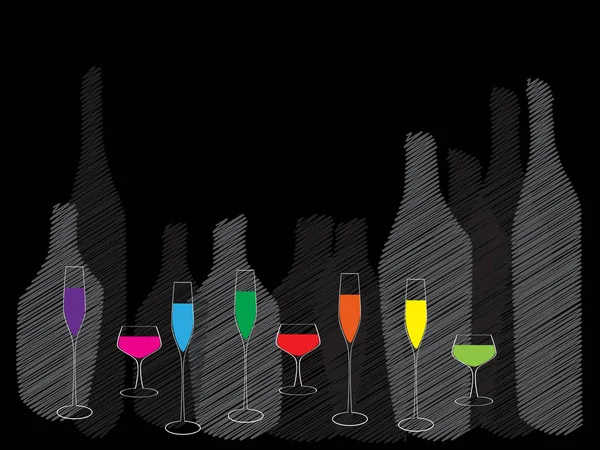 Alcohol vector de fondo — Archivo Imágenes Vectoriales