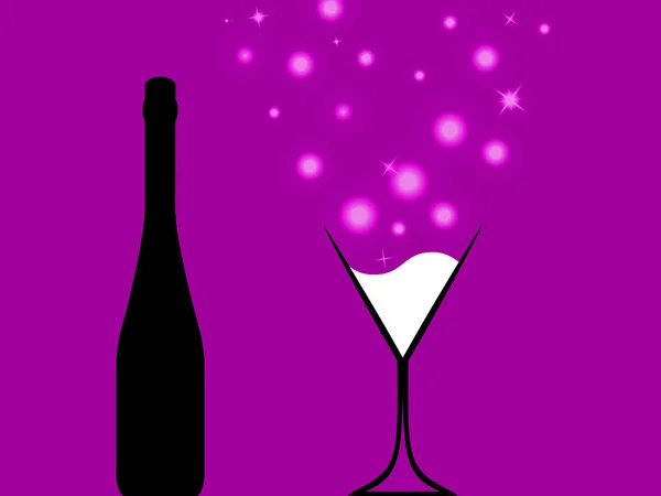 Butelkę alkoholu ilustracja — Wektor stockowy
