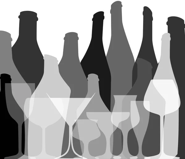 Alcohol vector fondo — Vector de stock