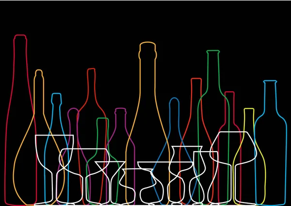 Alcohol vector fondo — Vector de stock