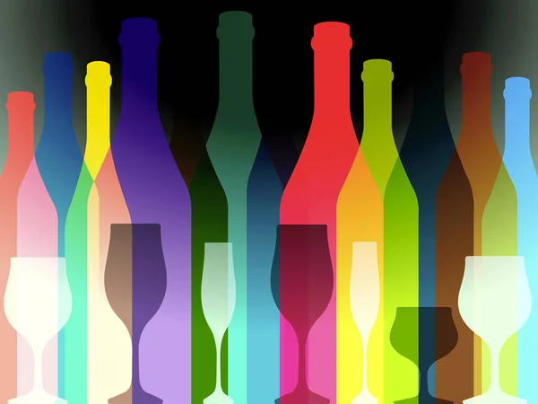 Wine background vector — Stock Photo, Image
