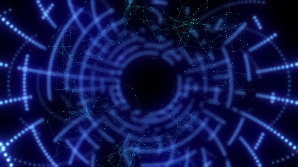 Fütürist Teknoloji Güzel Döngü Animasyonu