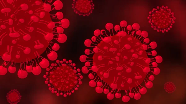 Corona Virus Mikrobiologie Virologická Koncepce Koronavirová Chřipka Koronavirus 2019 Ncov — Stock fotografie