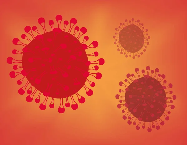 Skupina Virových Buněk Koronavirová Buněčná Ilustrace Sars Koronavirus Detailní Pohled — Stock fotografie