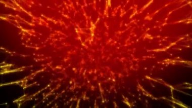 Parıldayan parçacıklarla hareket eden grafiklerin Noel arkaplanı