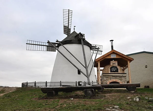 Väderkvarn Och Österrike Europa — Stockfoto